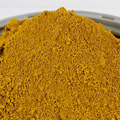 @tec Premium Pigmentpulver, Eisenoxid, Oxidfarbe - 20kg Sack Farbpigmente/Trockenfarbe für Beton + Wandfarbe/Tolle Akzente in Haus und Garten/Pigmentfarbe: Gelb