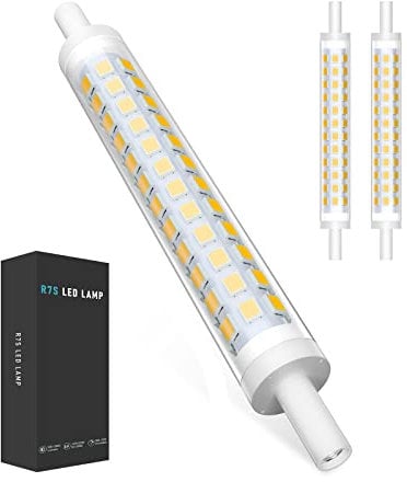 BVCL 9W R7s led 118mm dimmbar Lampen,IC konstante Strom Glühbirne Kein Strobe,Warmweiß 3000K,AC100-230V 900lm, Äquivalente R7s 118 mm 70W Halogenlampen (2er Pack) (Color : 118mm)