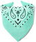 Karl Loven - Jade Bandana - Paisleymuster - 100% Baumwolle - Dicker Stoff - 20 Exklusivfarben