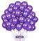 50 Piezas Globos Metálicos de Morado para Fiesta 5 Pulgadas Globos Lila Metálicos Globos Boda para Cumpleaños Fiesta Aniversario Baby Shower Graduación Decoración
