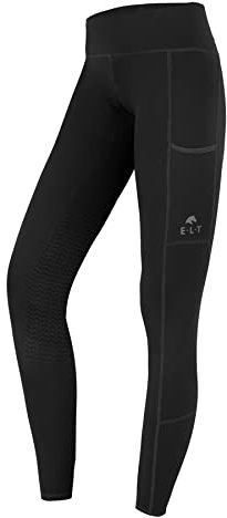 ELT Thermo-Reitleggings Ella, schwarz, Gr. 34