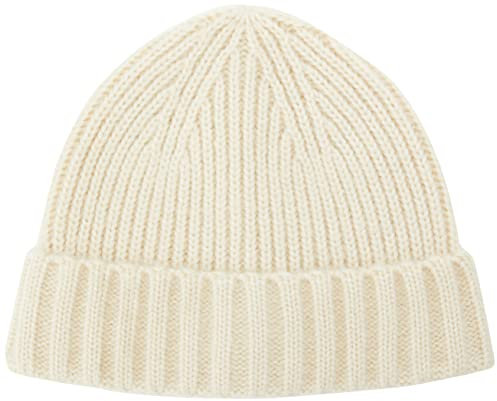 Amazon Essentials Unisex Erwachsene Gerippte Fischermütze, Eierschalenweiß, Einheitsgröße