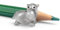 SIKORA 16XS Mini Glasfigur Nilpferd H ca. 1,2 cm