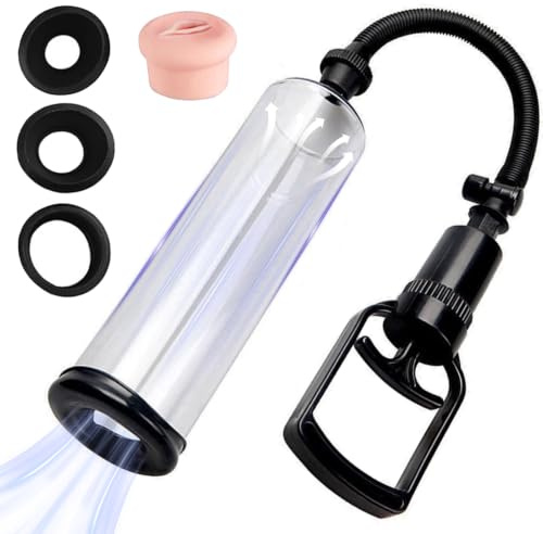 BDSMLOVE pompa per pene con vagina, pompa a vuoto per uomini, masturvatore per uomo, vacuum device estensore per uomo per l'ingrandimento del pene, masturbatore sexy toys