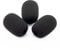 LEFXMOPHY WindScreen RK412WS Snap-Fit Wind Screen Replacement for Shure MX412 MX418 MX405 MX410 MX415 MX412 Gooseneck Microphone Pop Filter 3pack Mic Cover Foam