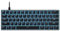 Docooler Clavier Gamer Mécanique 60% Câblé,Rétroéclairage LED,61 Touches, Interrupteur Rouge