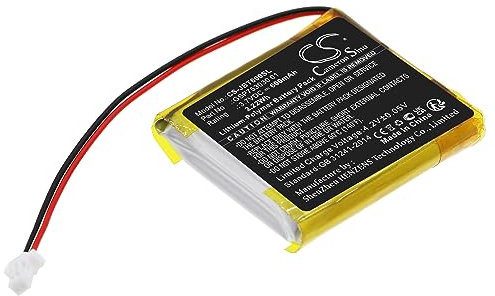 TECHTEK battery compatible with [JBL] T600 BT, Tune 600BTNC replaces GSP753030 01