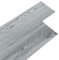 INMOZATA 5 m² Self-Adhesive Tile 36Pcs Vinyl Flooring Planks Floorboard Planks Waterproof Floor Stickers Peel and Stick Tile for Kitchen Bathroom and Bathroom Home Floor Tile 91.5 X 15.2CM（Light Grey）