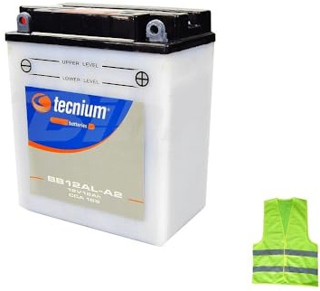 Compatible avec Aprilia Leonardo St 150 da ANNÉE 1999 al 2004 Batterie YB12AL-A2 TECNIUM BB12AL-A2 12 AMPÈRES 12V Batteries FOURNIES COMPLÈTES pour Utilisation 134X80X160MM
