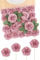 N&T NIETING Artificial Flowers Glitter Roses, 25pcs Pink Fake Roses DIY Flowers with Stems for Wedding Bouquets Centerpieces Arrangement Party Baby Shower and Home Decor(Pink)