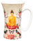 tea4chill Könitz Kaffeetasse Mega Mug Buddha Sanmartin. Teetasse 610ml, Xxl Jumbotasse aus Fine Bone China Porzellan