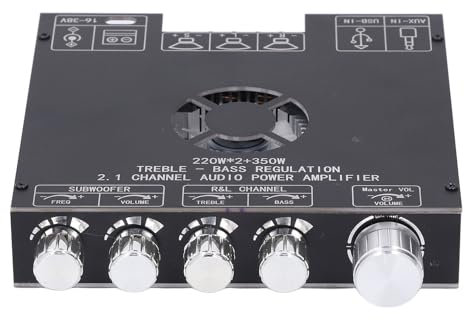 2.1 Channel TPA3255 Amplifier Board, Power Amplifier Module BT5.1 AUX U Disk Amplifier Board