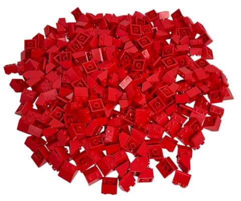 Lego® 2x2 Dachsteine in Rot – 50 Stück für kreative Bauprojekte! Perfekt für Dein Traumhaus!