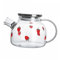 SHOWERORO 1 Pièce Théière De Brassage à Froid Fantaisie Théières Bouilloire à Thé Aux Fraises Mignon Épanouissement Théière Aux Fraises Carafe Avec Couvercle Pot Un Verre