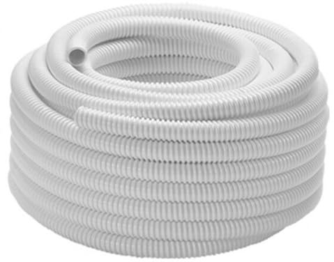 3S SuperSamaStore Rotolo di Tubo Flessibile Spiralato per Scarico Condensa di Condizionatori, Diametro Interno 16 Millimetri, Lunghezza 30 Metri