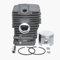 Haishine 49mm Cilindro Testa Pistone Kit per STIHL MS390 MS310 MS290 029 039 MS 390 310 290 Parti di Motoseghe 11270201216
