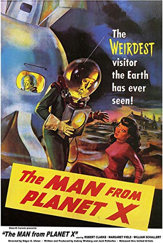 American Gift Services Filmposter The Man from Planet X, Vintage Science Fiction Horror 11x17