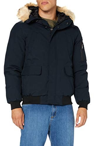Schott NYC Homme Keyburn Jacket, Navy, S EU