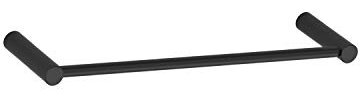 Kon-fort Home Toallero Negro 30cm. con Tornillos Acero Inoxidable AISI 304 Negro Mate, Diseño Exclusivo.
