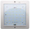 Baceyong Plafonnier carré, 12-24V LED à économie d'énergie pour camping-car 9W Pour caravane, RV, bateau, lampe de toit - lumière blanche