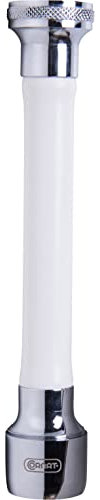 Cornat Hahnschlauch M22 x 1 IG - Wasserersparnis von bis zu 50 % - Mit Dichtung - Passend für handelsübliche Armaturen - weiß - Messing & Kunststoff / Hahn-Verlängerung / Schlauch-Auslauf / TECWS613