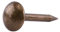 Qiilu Clou tapissier Bronze Vieilli Clous tapissier Clous de Rembourrage Vintage 100pcs, étiquette en Métal Bronze | Meubles de canapé Porte-Chaussure Décoratif | Goupilles de Rembourrage | Sacoches