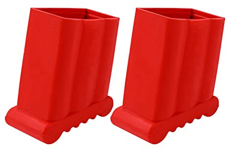 BESPORTBLE 2 Stücke Gummi Leiterfüße Ersatz Leiterkappen Leiter Füße Ersatz Gummifüße Fußkappen Trittleiter Gummifüße Schutzkappen Holzleiter rutschfeste Füße für Leiter Ersatzteile