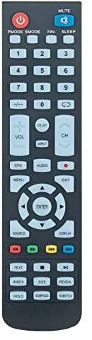 VINABTY RM-C3310 Télécommande remplacée Convient pour JVC TV LT-32HG82U LT-32C360 LT-19HA82U LT-28HA82U LT-28FD100 LT-32FD300 LT-32HG82WU