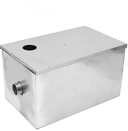 Bac à Graisse de Cuisine, Grande étanchéité Grande capacité Large Application Bac à Graisse à Haut Débit Acier Inoxydable pour Restaurant