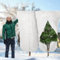 ECCOGREAT 2 Stück 80x100cm Winterschutz Kübelpflanzensack für Kübelpflanzen Winterschutzhaube