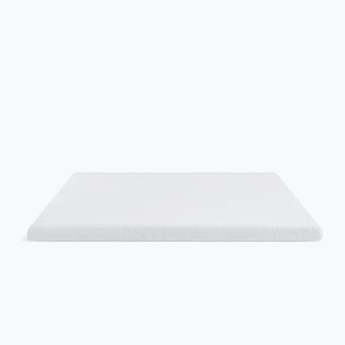 HYPNIA – Surmatelas Bambou Ferme Blanc| Epaisseur 8CM| Mémoire de Forme| Housse Respirante Fibre de Bambou| Déhoussable Lavable en Machine – 90x190CM (Super Queen)