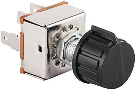 QANYEGN Interruptor Universal Del Ventilador Del Aire Acondicionado, Interruptor Del Ventilador De CA, Perilla De Plástico Giratoria De Control De Volumen Del Aire Acondicionado De 3 Velocidades