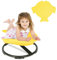 Kids Sensory Chair for Autism Kids Swivel Chair, Sensory Spin Chair Seat Improve Physical Coordination Wobble Chair for Kids Sit and Spin Relief of Motion Sickness Cute (Yellow)