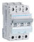 NGN302 Disjoncteur tripolaire Hager 2A - 6-10kA - courbe D - 3 modules - NGN - Bornes alignées à vis