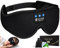 LOVE EYE Sleep Headphones, Bluetooth Eye Mask, Sleep Mask 6A Ice Silk Ultra-Soft Snoozeband Comfy & Washable Perfect for Side Sleepers, Office, Travel, Birthday Gift for Men & Women