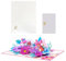 Grußkarte, 3D-Popup-Grußkarte mit bunter Gesang-Blume, handgefertigt, faltbar, Papierkarte mit Umschlag, Muttertag