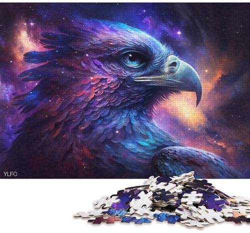 Puzzle für Erwachsene, Tier-Phönix-Universum, 1000-teiliges Puzzle für Erwachsene, Kartonpuzzle für Erwachsene und Kinder, Familienaktivitätspuzzle, 38 x 26 cm