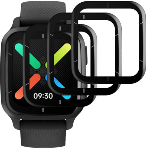 Beukei Verre Trempé pour Garmin Venu Sq 2/ Sq 2 Music, 3 Pièces Force Glass [Anti Rayures][Sans Bulless][Haute Sensibilité][Dureté 9H] Film Trempér