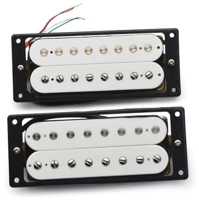 Single-Coil-Tonabnehmer-Set 8 String E-gitarre Humbucker Dual Coil E-gitarre Pickup Spule Spliting Pickup N10K/B15K Ausgang Gitarre Teile(A)