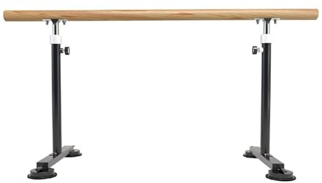 KUANGGE Ballettstange, höhenverstellbare 80–120 cm Tanzstange, freistehende tragbare Ballettstange für das Training von Kindern und Erwachsenen (Schwarz 100 cm)