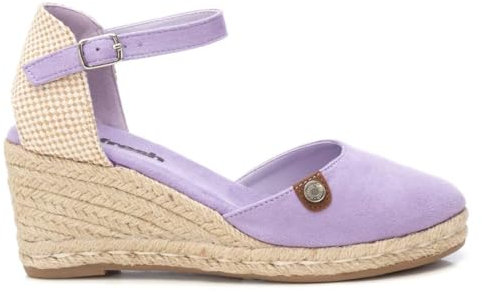 REFRESH - Sandalias con Cuña Mujer Lila - Calzado Cómodo y Versátil - Moda casual - Modelo 17188205 (Talla 36)
