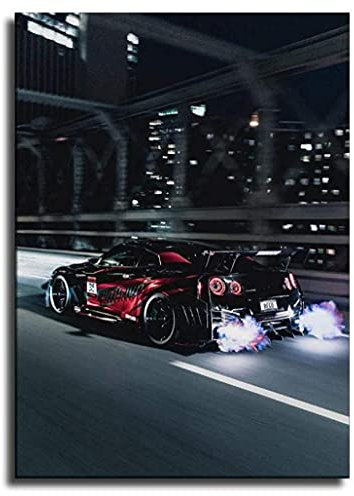 JDM GTR-Puzzle im japanischen Stil, 1000 Teile, für Erwachsene und Kinder, Lernspielzeug, Dekompressionsspiel, Ux98Zp, 38 x 26 cm