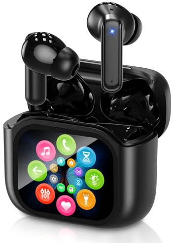 ForestM AI Translation Earbuds Echtzeit, 4-in-1-Sprachübersetzungs-Ohrhörer mit 156 Sprachen und 4 Modi, Bluetooth 5.4 Übersetzungs-Earbuds Echtzeit-60H Smart Translator Ohrhörer mit ENC Mikrofon