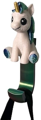 Generisch Kleiderhaken Tiere 3D Druck aus PLA – bunte Wandhaken fürs Kinderzimmer/Bad/Flur – viele Farben & Tiermotive – verdeckte Schraubbefestigung – handgemacht in Deutschland – bis 5 kg (Pinguin)