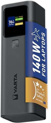 VARTA Powerbank 27000 mAh, High Speed, 140 W alluminio