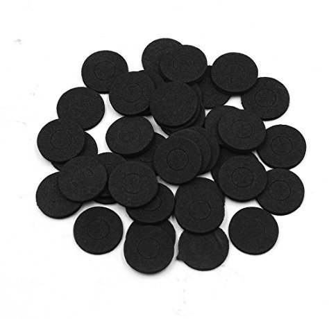 sourcing map 16x7x1mm Rondelle Mousse noir plate forme Voiture Anneau d'étanchéité rivet