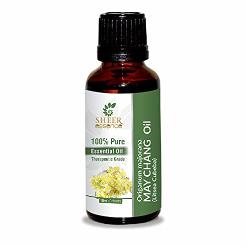 May Chang (Litsea Cubeba) Oil (Litsea Cubeba) Essential Oil 100% Pure Natural Undiluted Uncut Therapeutic Grade Oil 1.69 Fl.OZ