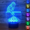 Jinson well 3D spielen Billard Lampe led Illusion Nachtlicht, 7 Farbwechsel Touch Switch Tisch Schreibtisch Dekoration Lampen perfekte Acryl ABS Base USB Kabel Spielzeug