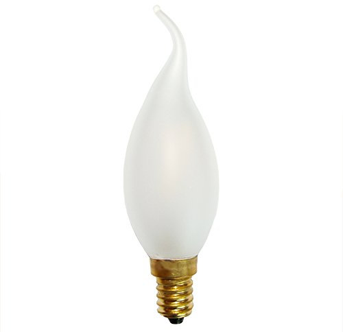 NCC-Licht LED Filament Leuchtmittel Windstoß Kerze 1W = 15W E14 Cosy MATT extra warmweiß 2200K (1 Stück)