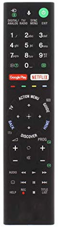 Replacement Remote Control Compatible for Sony KD65XD9305BU Smart 3D 4k Ultra HD HDR 65 LED TV
